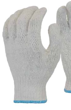 Cotton & String-Knit Gloves — item 1202J